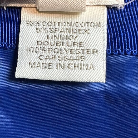 J. Crew Blue Short Skirt Double Surge Mini Skirt Size 8 New - Picture 9 of 9